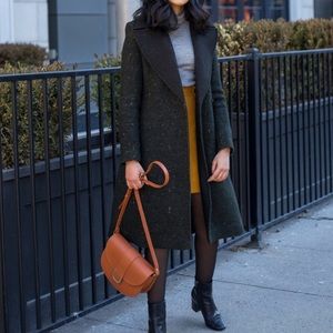 Club Monaco Lissah Coat in moss green - sz M